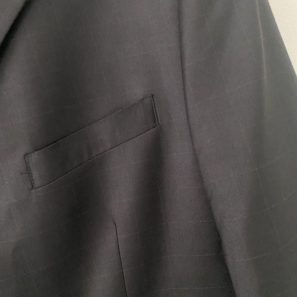 Jones New York Prima 120 Wool Blend Three Button Suit Jacket Sport Coat 44 - Picture 4 of 10